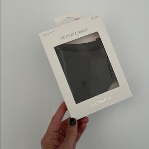athleta activate face mask 2pk, charcoal grey, one size